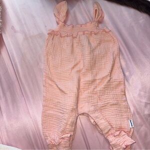 Gerber Peach Baby jumpsuit